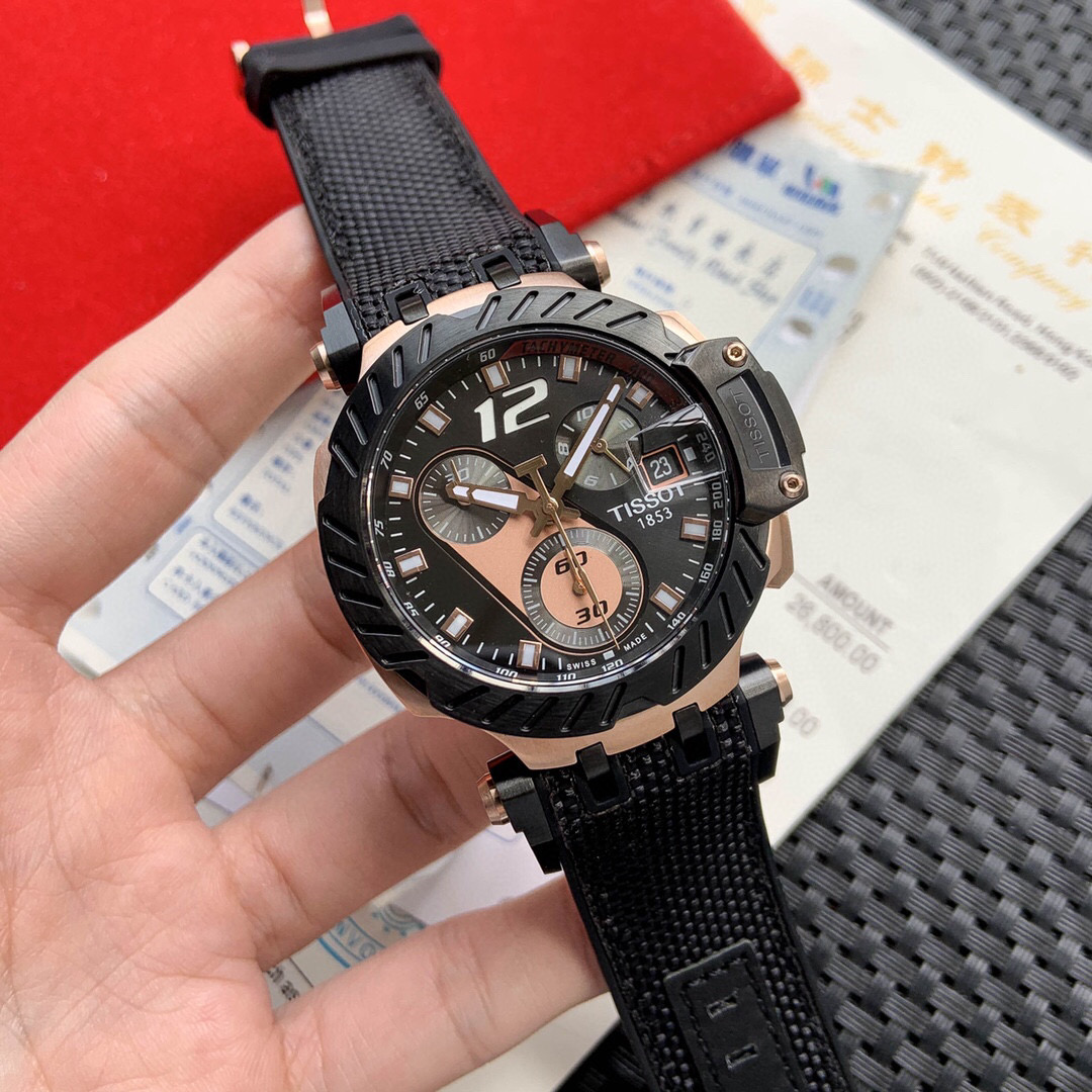 高仿天梭 Tissot 精品男士腕錶，多功能設計，技藝精湛高仿a貨