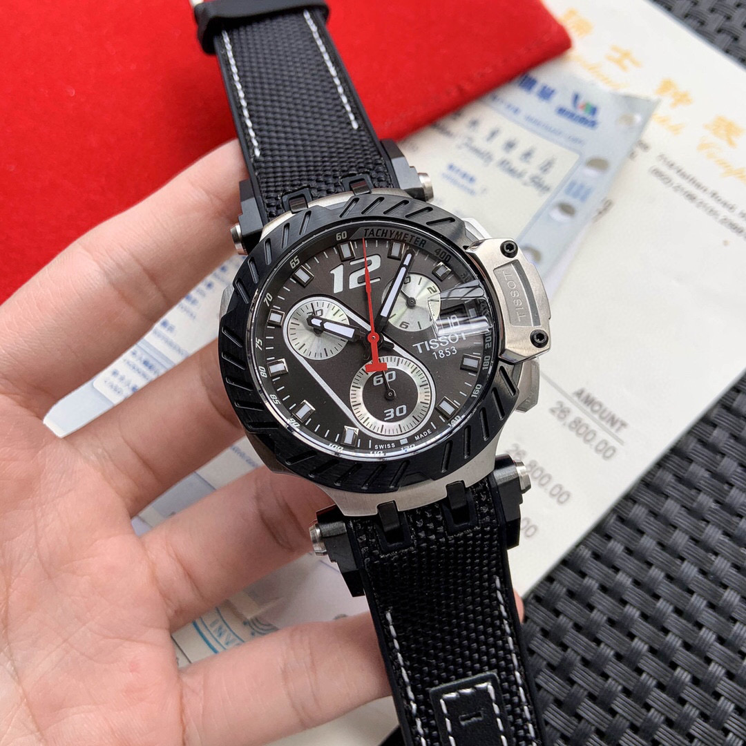 高仿天梭 Tissot 精品男士腕錶，多功能設計，技藝精湛高仿a貨