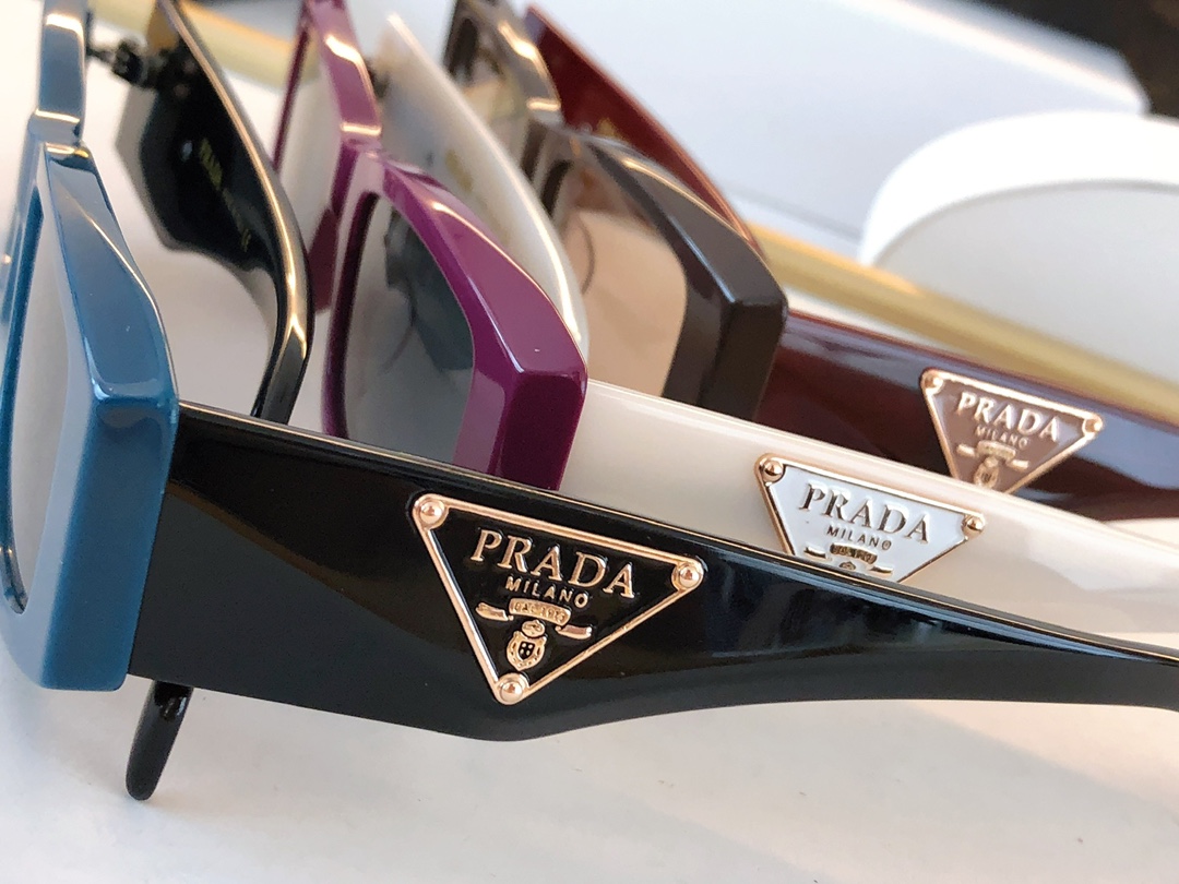 PRADA普拉達3D切割鏡腿太陽眼鏡高仿a貨